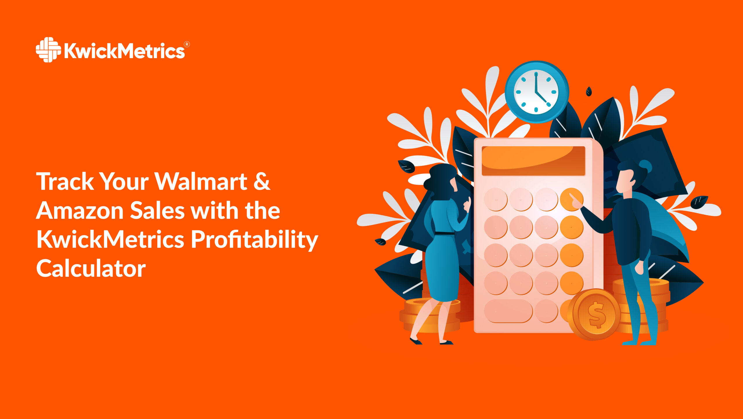 Track Your Walmart & Amazon Sales with KwickMetrics Profitability